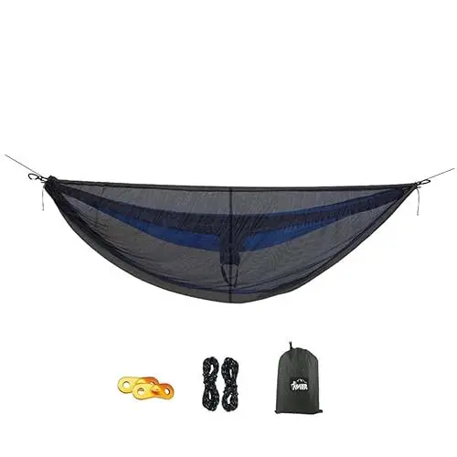 Produktbild: Yardwe 1 Satz hängematte Outdoor mit moskitonetz Outdoor hängematte mit moskitonetz Outdoor Hammock with Mosquito Net Campinghängematte mit Moskitonetz -Hängematte Hängematte