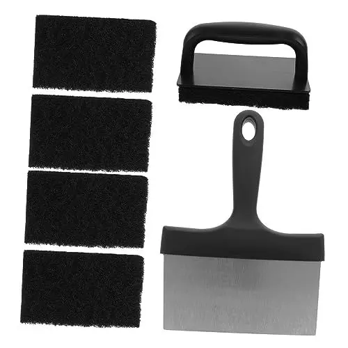 Produktbild: Yardwe 1 Set Kochfeld Reinigungswerkzeuge Grillrost Schaber Grillzubehör Küchenbürste Grill Reinigungsbürste Grillrost Reinigungswerkzeug Grill Reinigungsschaber Grillrost