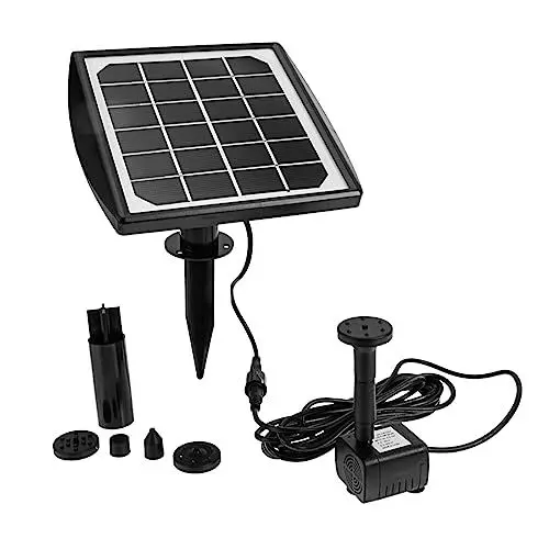 Produktbild: Yardwe 1 Set Solar Brunnenleuchte Kleine Springbrunnenpumpe Tauchbecken Solarpumpe Springbrunnenpumpe Für Springbrunnen Teich Wasserbrunnen Vögel Kleine Wasserpumpe Outdoor