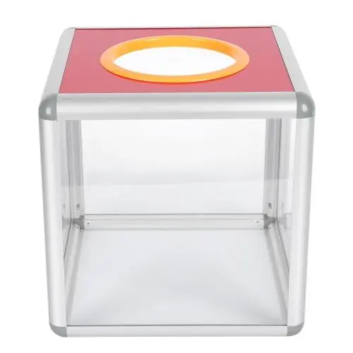Produktbild: Yardwe 1 Stück Einfache Papier Lotterie Box Streich Ziehen Box Lotterie Box Quadrat Raffle Ball Spiel Box für Jährliche Treffen Spiel Stütze