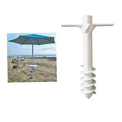 Produktbild: Yardwe 1 Stück Sonnenschirmständer Regenschirm-Befestigungszubehör Strandschirm Sandanker Outdoor-Schirmständer Fünfpoliger Sandgreifer Robuster Strandschirm Strandstuhl