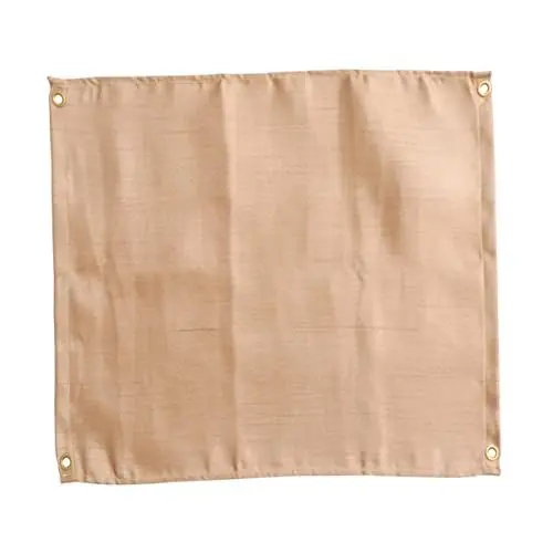 Produktbild: Yardwe 1stk BBQ Feuerfestes Tuch Isolierdecke Feuerfeste Decke Feuerfeste Matte Isolierkissen Camping-isoliermatte Feuerstelle Unter Grillmatte Brown Feuerfestes Gewebe Aus Fiberglas