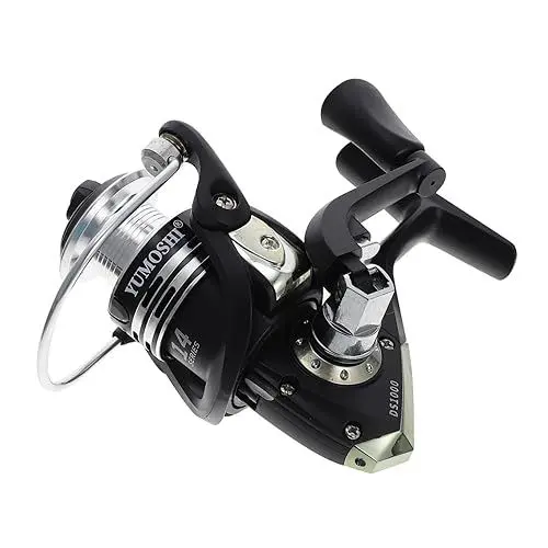 Produktbild: Yardwe Angelrute und Rolle Angelruten-Set Köder Stange Rolle Meeresrute Rolle für Angler