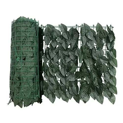 Produktbild: Yardwe 1stk Grüner Zaun Privatsphäre Der Terrasse Lässt Zaun Künstlich Sichtschutzwand Laubzaun Balkon Privatsphäre Sichtschutz Für Die Terrasse Rankgitter Plastik Pflanze Weinblätter