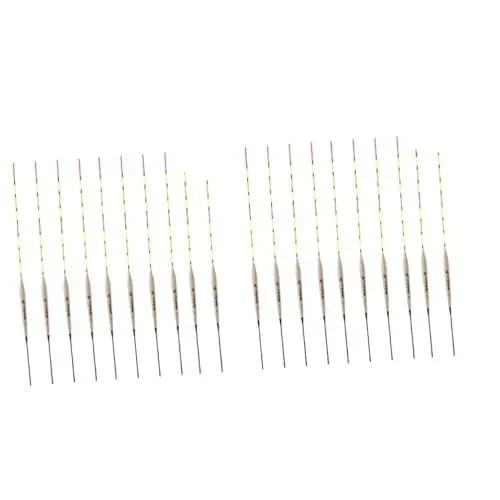 Produktbild: Yardwe 20 STK Waggler-Angelschwimmer Floater Angeln Angelschwimmer schwimmt Angelschwimmer Angelbojen Kork rutschen schwimmboje Angel-Bobber Waggler-Schwimmer schwingen schweben Wels