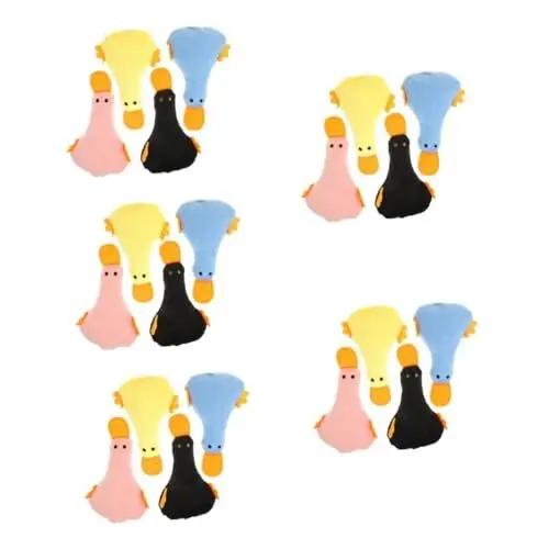 Produktbild: Yardwe 5sets Plüsch Spielzeug Für Katzen Interaktive Kätzchen Molar Spielzeug Für Haustier Beißen Spaß 4 Stücke * 5