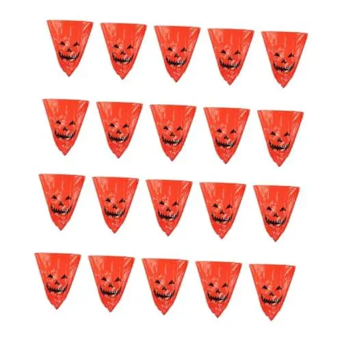 Produktbild: Yardwe 20 Stk Weihnachts mülls äcke Müllbeutel halloween kostüm Aufbewahrungstasche Outdoor-Dekor Abfallsack für Gartenlaub Abfallbeutelhalter Kürbis Blätter Gartentasche