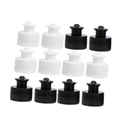 Produktbild: Yardwe 20 Stück Mineral Flaschenverschlüsse Push Pull Verschlüsse Für Flaschen Sportflaschendeckel Tragbare Flaschenverschlüsse Wasserflasche Sportverschluss