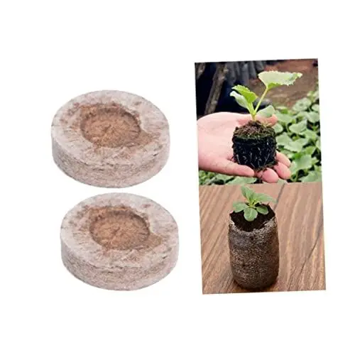 Produktbild: Yardwe 20st Pflanzenstarterde Pflanzentorfpellets Starterdstopfen Pflanzenerde-pellets Blütentorfpellets Wachsenden Boden Baumschulerde Pelletserde Anbauen Torfboden Anlage Anlasser
