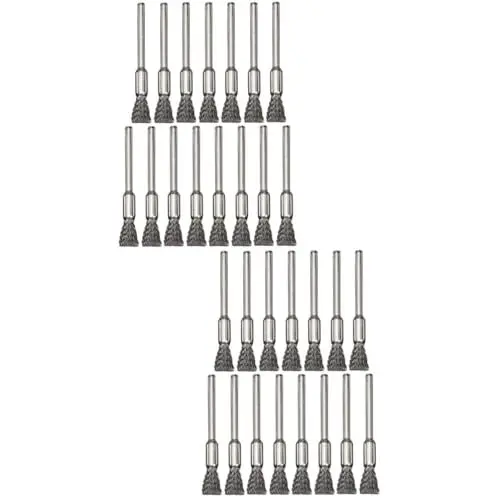 Produktbild: Yardwe 24 Stk Grillbürste grillputz bürste grill-reinigungsbürste Grillrostreiniger grill reinigen bürste Stahlbürste grill reinigungsbürste Outdoor-Grillwerkzeug kleine Bürste