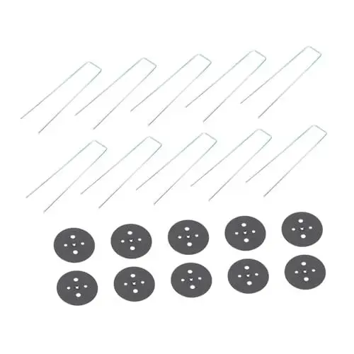 Produktbild: Yardwe 25 Stück U-förmige Nägel Für Rasenflächen Erdnägel Befestigung Für Gartenpfähle Zeltnägel