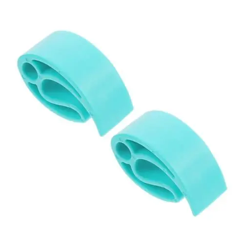 Produktbild: Yardwe 2St -Clip würfelunterlage LEDs Leuchtmittel pinsetette klips frisbeescheibe Discgolf-Tasche Auto Flugscheiben-Clip verschleißfester Scheibenclip Sport Green