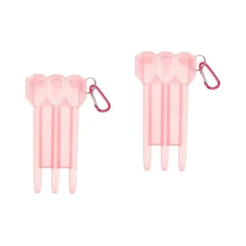 Produktbild: Yardwe 2St -Aufbewahrungsbox Veranstalter -Etui mit Verschlussschnalle Fall für Dartspitzen aufbewahrungsbox Dartboxen mit Harter dartkoffer Kunststoff Rosa