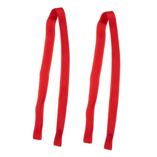 Produktbild: Yardwe 2St Fahrradschlauch Fahrradreifeneinlagen Felgenbänder für Fahrräder Felgenschutzbänder mountainbike zubehör schlauchschutz schlauchloses Felgenband Fahrradfelgen PVC rot