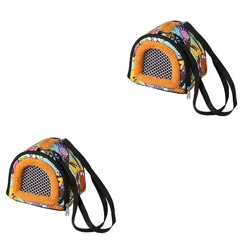 Produktbild: Yardwe 2St Hamsterträger Hamster transportbox Reisetasche für Haustiere Transporttasche für Hamster Hamstertragetasche Reiseschlafsack Hamster-Aufbewahrungstasche Haustiertasche
