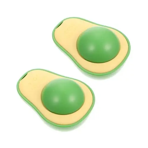 Produktbild: Yardwe 2stücke Katzenminze Spielzeug Avocado-Form Für Katzen Interaktive Katzenspielzeuge Natürlichem Material Für Kätzchen Und Erwachsene Katzen Fördert Und Schützt Möbel