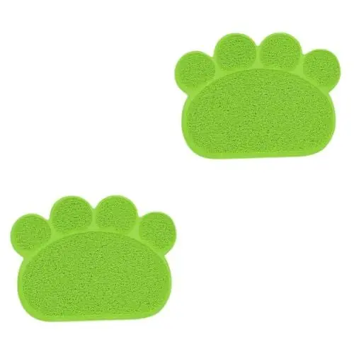 Produktbild: Yardwe 2St Katzenstreu Matte katzenklo vorlegematte Katzenstreumatte Fußabtreter Katzenkrallenmatte Haustier Tischset Fußpolster Katze Tischset Katzentoilette Dropshipping Bodenmatte