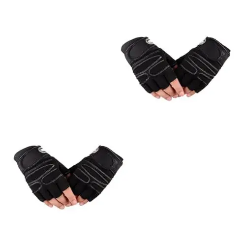 Produktbild: Yardwe 2St Kurzhantel-Handschuhe Fitnesshandschuhe für Herren Laufhandschuhe Hanteln Trainingshandschuhe für Männer Sporthandschuhe Outdoor-Handschuhe verlängern Hantel Ausrüstung Mann