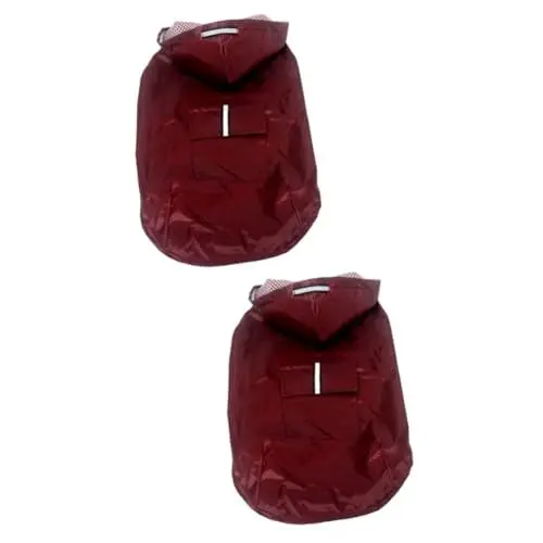 Produktbild: Yardwe 2St Regenmäntel für Hunde Hunde-regencape hunderegencape kleine hundekleidung Hunde-Hoodies für große Hunde Regenponcho Regenjacke Regenmäntel mit Kapuze für Haustiere Winddicht