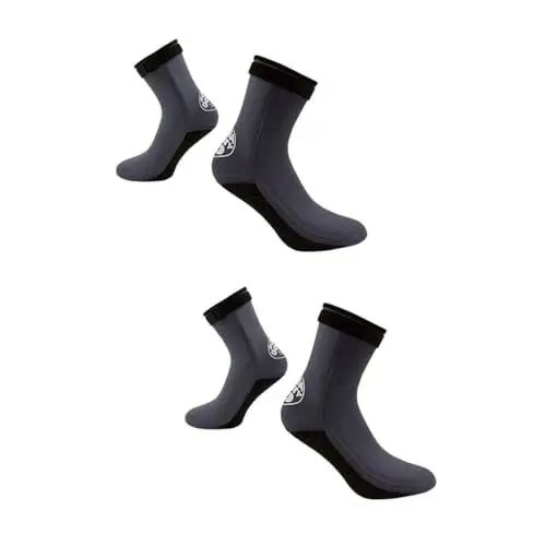 Produktbild: Yardwe 2St Tauchsocken für Erwachsene Schwimmsocken für Erwachsene warm halten Schnorchel Socken Gurt Schwimmen Socken
