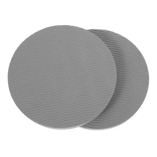 Produktbild: Yardwe 2St Yoga-Kniematte fitness matte fitness pads yoga-matte Kniepolster Yoga-Essen rutschfestes Yogakissen Yoga-Zubehör eben runde Unterlage Knieschützer Yoga Matte Stützpolster tpe