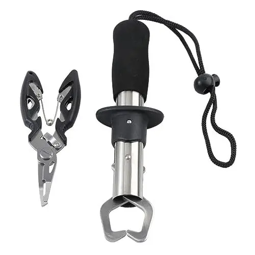Produktbild: Yardwe 2St giessstange angeln anglerstühle fishing chair angelstuh angel zange angelstühle Angelrute angel rucksäcke fishing tackle Angelwerkzeug fischen Rostfreier Stahl Köder Angelzange