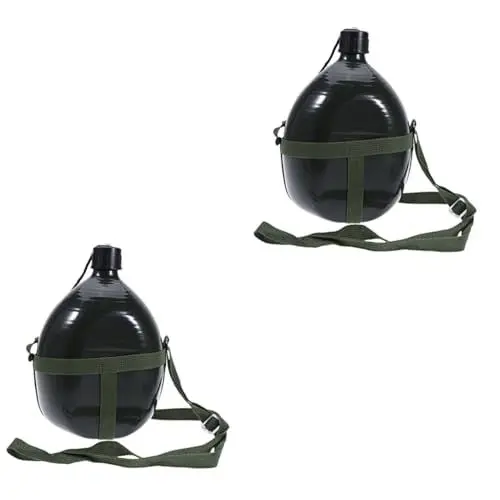 Produktbild: Yardwe 2St wasserflasche outdoor fahrrad trinkflaschen alutrinkflaschen fahrrad wasserflasche Wasserkessel Wasserkocher Militärischer Wasserbecher verdicken Wasserbeutel 3l