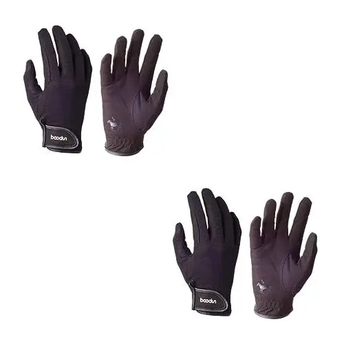 Produktbild: Yardwe 2 Paar Handschuhe Zum Reiten Warme Handschuhe Fahrradhandschuhe Skihandschuh Performance-Handschuhe Handschuhe Greifen Outdoor-Handschuhe Reitgerte Zubehör Mikrofaser