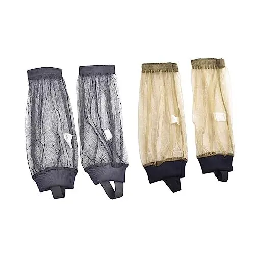 Produktbild: Yardwe 2 Paar -fußabdeckung Aus Mesh Moskito-beinstrümpfe Mesh-Hose Mit Mückenbein Fischernetz Beinabdeckung Outdoor-Gaze-socken Reisen Camping Moskitonetz Atmungsaktives Netz
