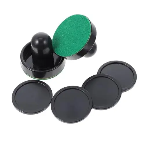 Produktbild: Yardwe Verschleißfeste Hockeygriffe Kunststoff-Hockey-Schieber Air-Hockey-Pucks für Mini-Tisch