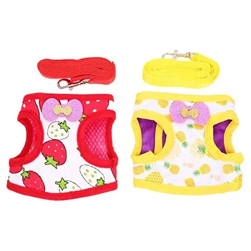 Produktbild: Yardwe Hasenkleidung Obstdruck Outdoor-Leine Handgefertigt Bequem Stilvolles Accessoire