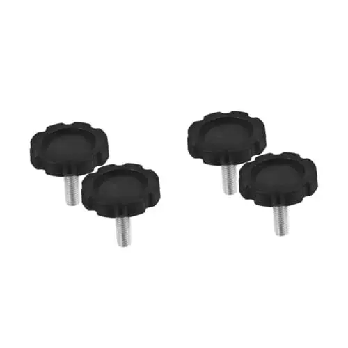 Produktbild: Yardwe 2 Sätze Keilschrauben Für Outdoor-regenschirme Schirmständer Schraube Schirmständer Ersatzteile Schraube Für Schirmständer Spannschraube Klemmknopfgriff Stahl 2 Stück * 2