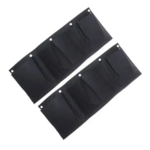 Produktbild: Yardwe 2 Stück 4 Wand Hängen Pflanzer Tasche Taschen-pflanzbeutel Erdbeere Pflanzer Taschen Erdbeere Pflanzer Für Die Garten Hängen Vertikale Pflanzer Taschen Gemüsepflanzen Obst Hängend