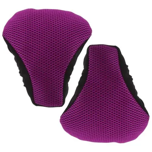 Produktbild: Yardwe 2 Stück Fahrradsitzbezug Fahrradsitz Mountainbike Kissenbezug Fahrradsitzkissen Fahrradsitze Kissenbezug Sattelbezug Fahrradsitzbezug Kissen Fahrradsitzbezug Lila Stoff
