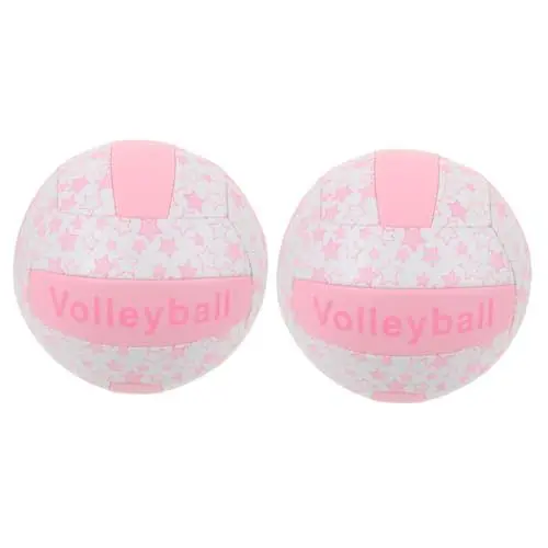 Produktbild: Yardwe 2 Stück Indoor Volleyball Outdoor Spielball Trainingsball Übungsball Offizielle Größe Ball Offizielle Größe Volleyball Sportball Strandspielball Aufnahmeprüfung