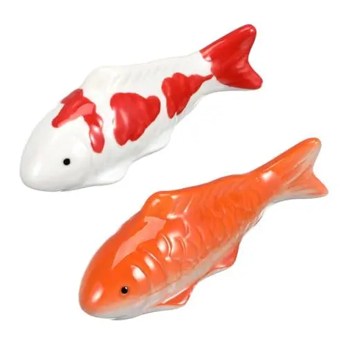 Produktbild: Yardwe 2 Stück Aquarium Fische Schwimmende Fische Keramik Fische Deko für Fischbehälter, Aquarium