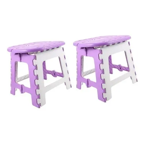 Produktbild: Yardwe 2 Stück Klapphocker Gartenhocker Kleiner Campinghocker Tragbare Sitze Für Reisen Tragbare Hocker Für Erwachsene Camping Fußhocker Campinghocker Rucksackhocker Kompakter