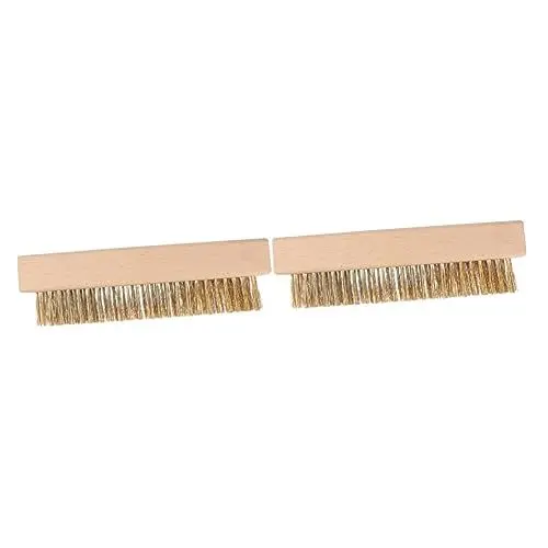 Produktbild: Yardwe 2 Stück Ofenbürste Badewannenzubehör Grillplattenzubehör Fliesenreinigungsbürste Tresorbürste Grillrostreiniger Grillreinigungsbürste Reinigungszubehör Küchenbürste Kupferbürste