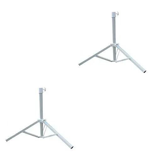 Produktbild: Yardwe 2 Stück Outdoor-Schirmständer Sockel Stehender Sonnenschirmhalter Luftschirmständer Stativ Regenschirm Strandschirmständer Stativständer Tragbarer Strandschirm