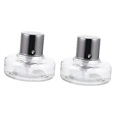 Produktbild: Yardwe 2st Achol Labor Bunsenbrenner Labor-alkoholbrenner Chemie Brenner Laborbrennerlampe Bunsenbrenner Mit Docht Mini-alkohollampe Zubehör Für Laborexperimente Kaffee Tee Herd Glas