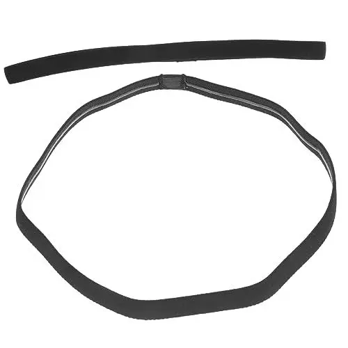 Produktbild: Yardwe 2st Antitranspirant Sport-Stirnband Schweißbänder Für Männer Basketball-stirnbänder Multifunktions-schweißstirnband Trainingsstirnbänder Für Männer Herren-Stirnband Black Polyester