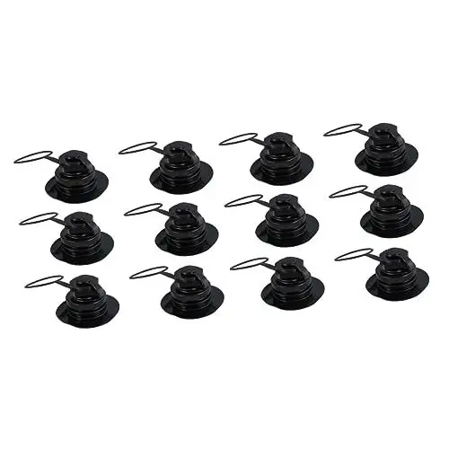 Produktbild: Yardwe 2st Boston-gasdüse Aufblasbares Luftventil Aus Kunststoff Boston-luftventil Adapter Für Schlauchbootpumpen Kajakzubehör Schraubventil Bootsausrüstung Aufblasvorrichtung PVC