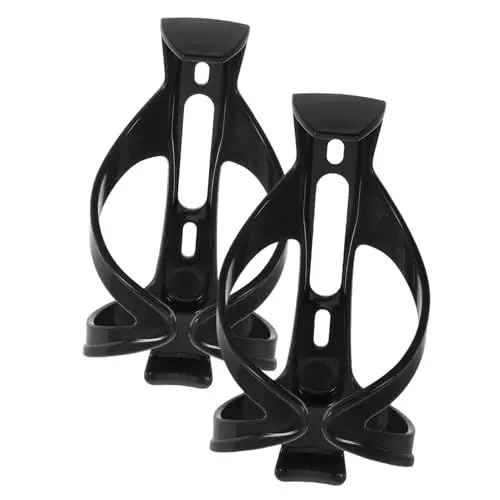 Produktbild: Yardwe 2st Fahrrad Flaschenhalter Mountainbike-flaschenhalter Fahrrad Wasserhalter Rennrad Trinkflasche Fahrradflaschenhalter Aus Kunststoff Fahrradhalter Für Wasserflaschen Black STK