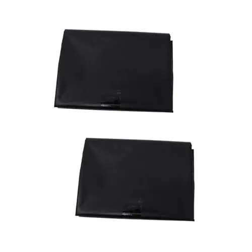 Produktbild: Yardwe 2st Folie Für Teich Gartenteich Film Teichplane Poolplane Pool-bodenmatte Wasserfall-hinterhof-liner Freibad Bäche Springbrunnen Liner Poolfolie Kleine Fischteichfolie Hdpe Black
