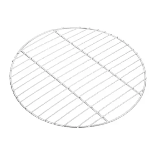 Produktbild: Yardwe 2st Grillnetz Jerky Racks Für Pelletgrill Gitternetze Für Picknicks Rosten Kochen Grillrost Für Lagerfeuer Camping-tellertablett Runder Grill Grill-kochnetz Rostfreier Stahl Silver