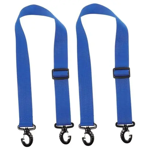 Produktbild: Yardwe 2st Skischuhriemen Träger Für Outdoor-Skates Skischuh-fixierleine Stiefel Mit Schulterriemen Skiriemen Skischuhe Mit Seil Schlittschuhträger Schlittschuhleine Blue Nylongewebe