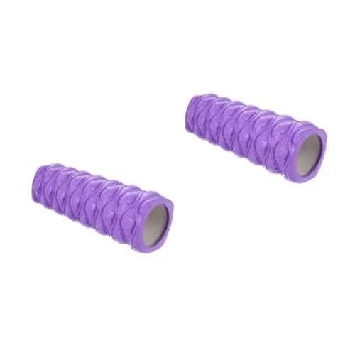 Produktbild: Yardwe 2st Yoga-säule Balance-Yoga-Rolle Körperrolle Schaumstoffrolle Säulenrolle Massagerolle Kleine Rolle Muskelmassagesäule Pilates-Roller Pvolve Übungsrolle Rückenrollen Eva Violett