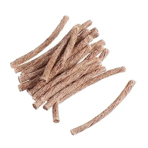 Produktbild: Yardwe 30St Anzündholz Feuerstarter-Sticks Kaminanzünder Docht kampierende Feueranzünder Hanfseil Kletterseil Bienenwachs Jute Reisen Kolben