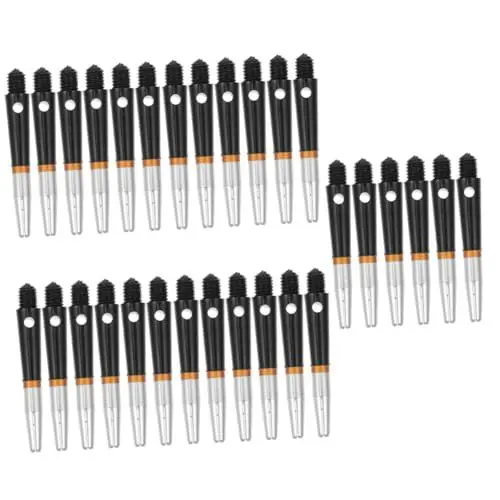 Produktbild: Yardwe 30 STK Dartschaft Shorts Dartschäfte Dartstangen Aus Aluminium Ersatz-dartstiele -ersatzteile Profi-Darts Flights Für Dartpfeile Mit Weicher Spitze Darthalter Nylon