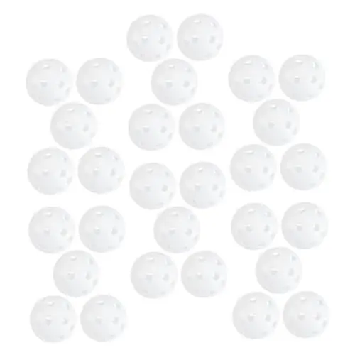 Produktbild: Yardwe 30st Golf-übungsball Flug Golfbälle Golflochball Golfbälle Zum Üben des Schwungs Golfbälle Für Schwungtraining Schwungtrainingsbälle Driving-Range-bälle Golflochbälle Plastik Weiß
